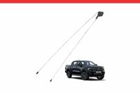 Imagem do produto Haste Lona Marítima All Black Roller Flash Cover para Ford Ranger 2023 a 2026 - Cod. 17381